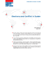 Elections and conflict in Sudan